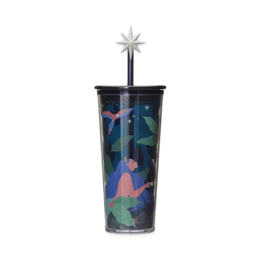 STARBUCKS Starbucks Anniversary 2024 Cold Cup Tumbler Navy 473ml "Navy"
