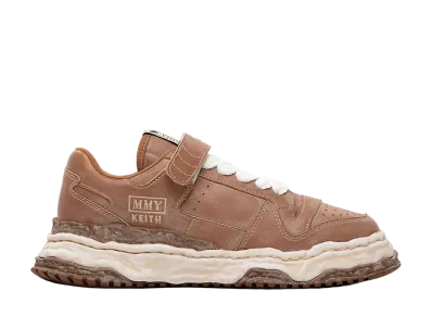 Maison MIHARA YASUHIRO KEITH OG Sole Overdyed Leather Low-top Sneakers "Brown"