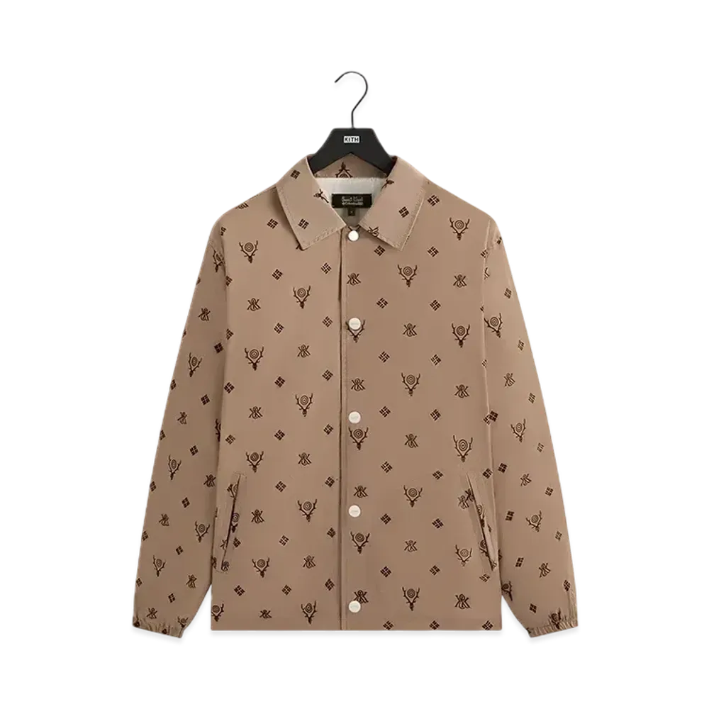 Kith x South2 West8 for Columbia Flocked Monogram Coaches Jacket "Hue"