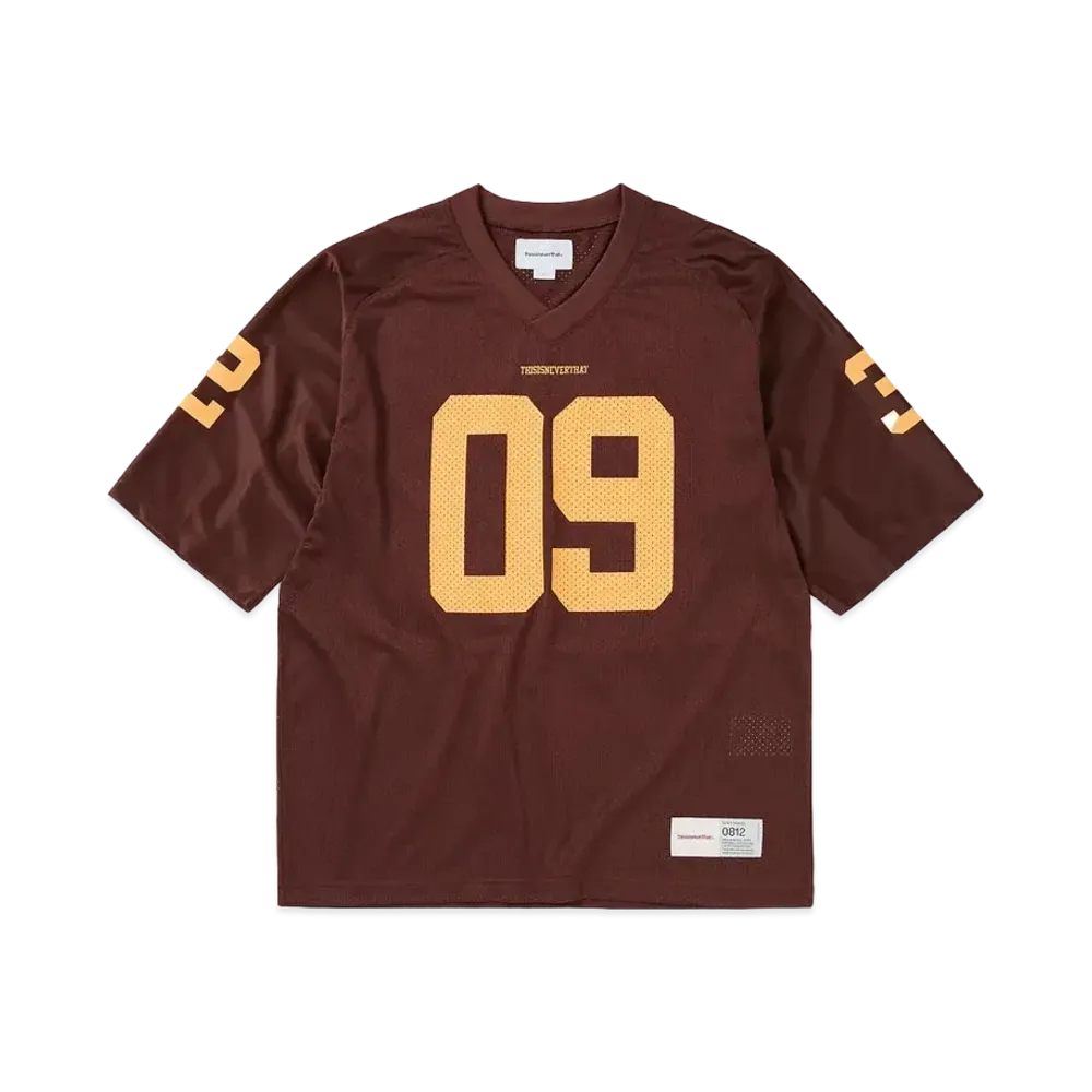 thisisneverthat Mesh Football Jersey "Burgundy"