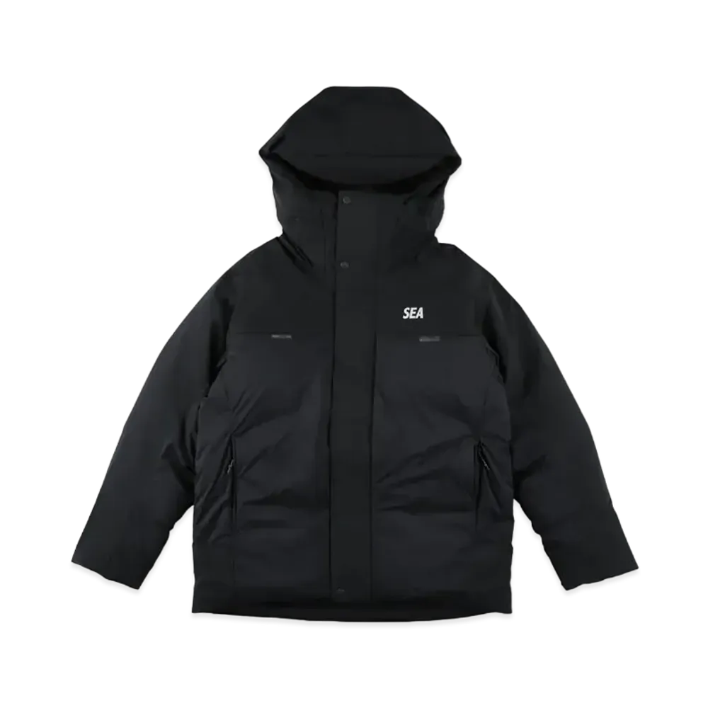 WIND AND SEA x AFD Snowfield Bulky Down Jacket "Black"