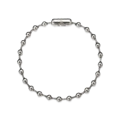 TAKAHIROMIYASHITATheSoloist. ball chain bracelet. -L- long "silver"
