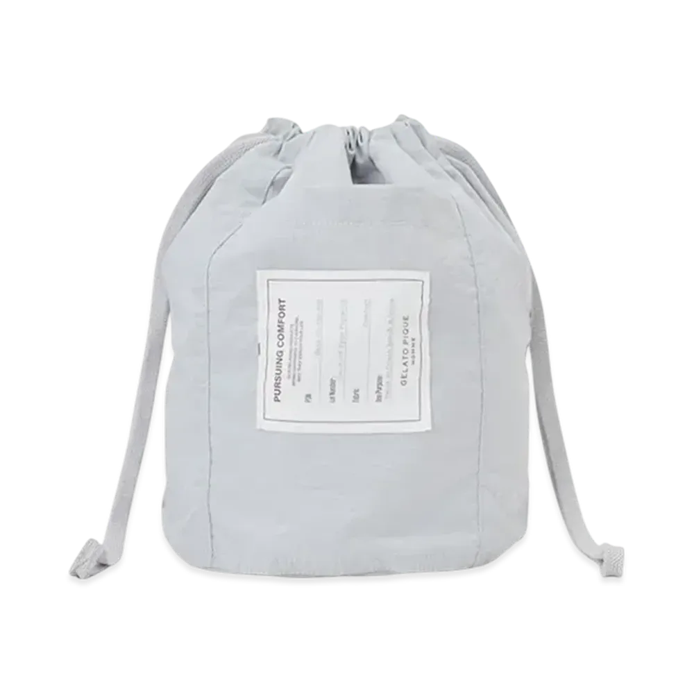 GELATO PIQUE x Oceans Homme Nylon Drawstring Bag "Light Blue"
