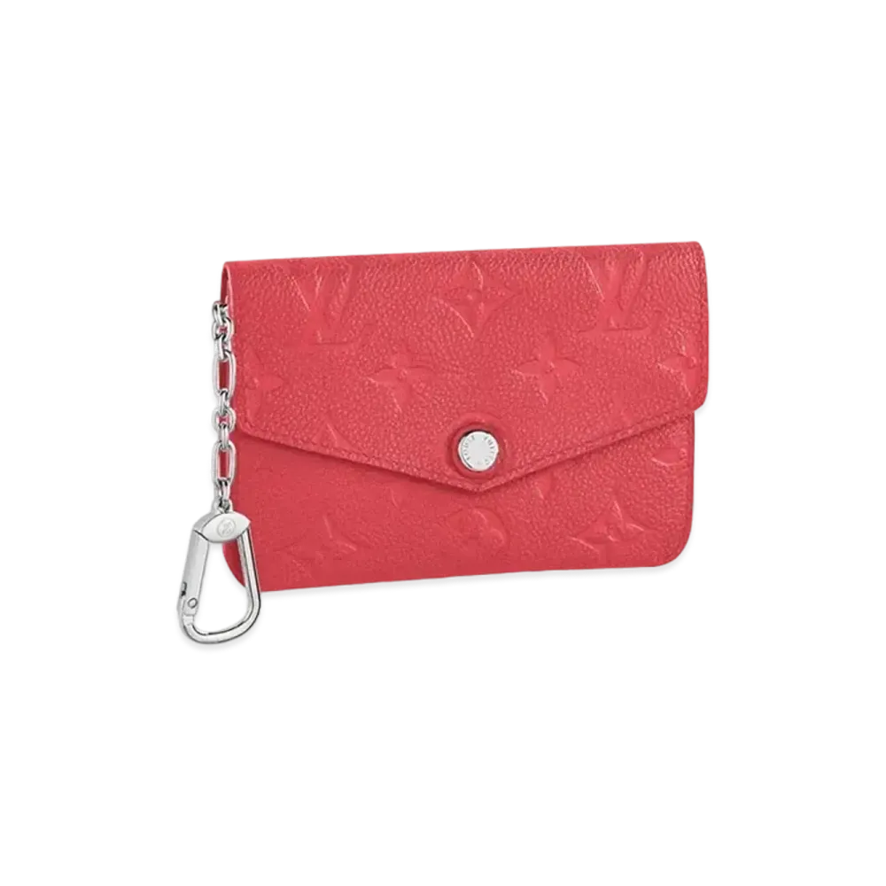 Louis Vuitton Monogram Empreinte Pochette Cle ”Poppy petal”