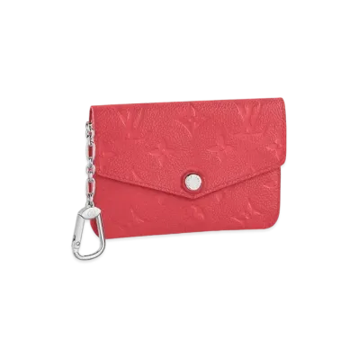 Louis Vuitton Monogram Empreinte Pochette Cle ”Poppy petal”