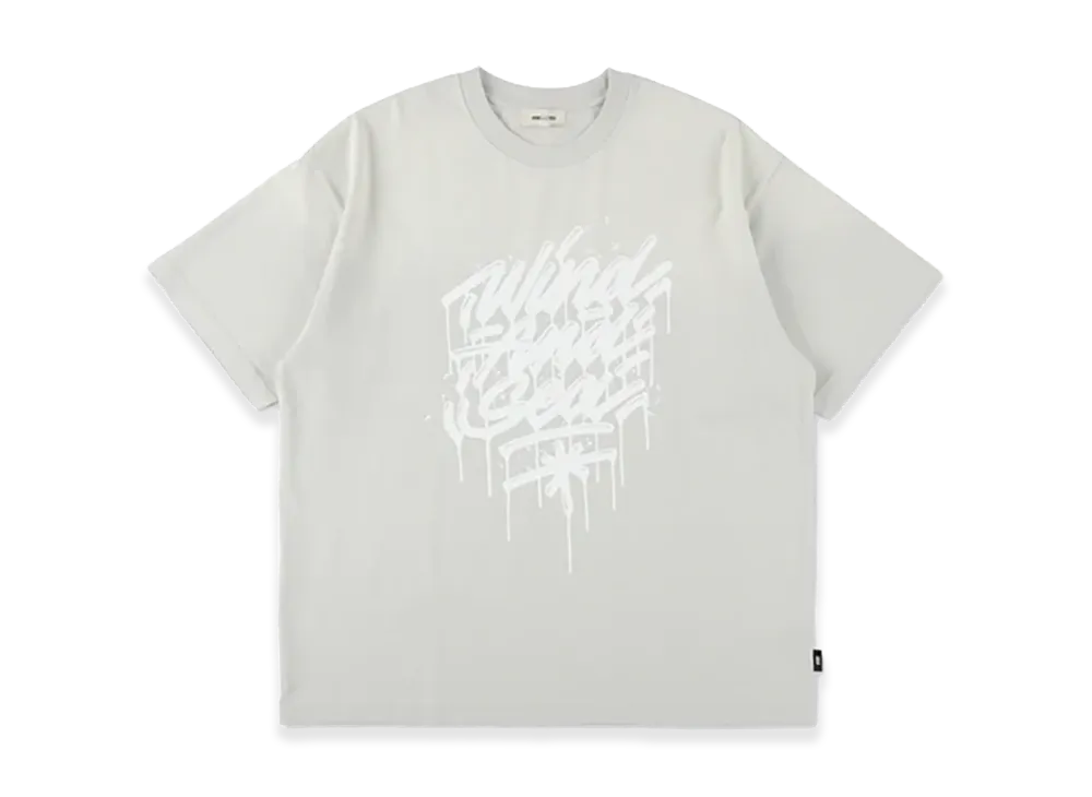 WIND AND SEA x IT'S A LIVING Spray Fade Tee "Gray"