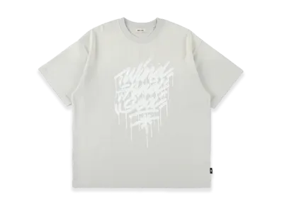 WIND AND SEA x IT'S A LIVING Spray Fade Tee "Gray"