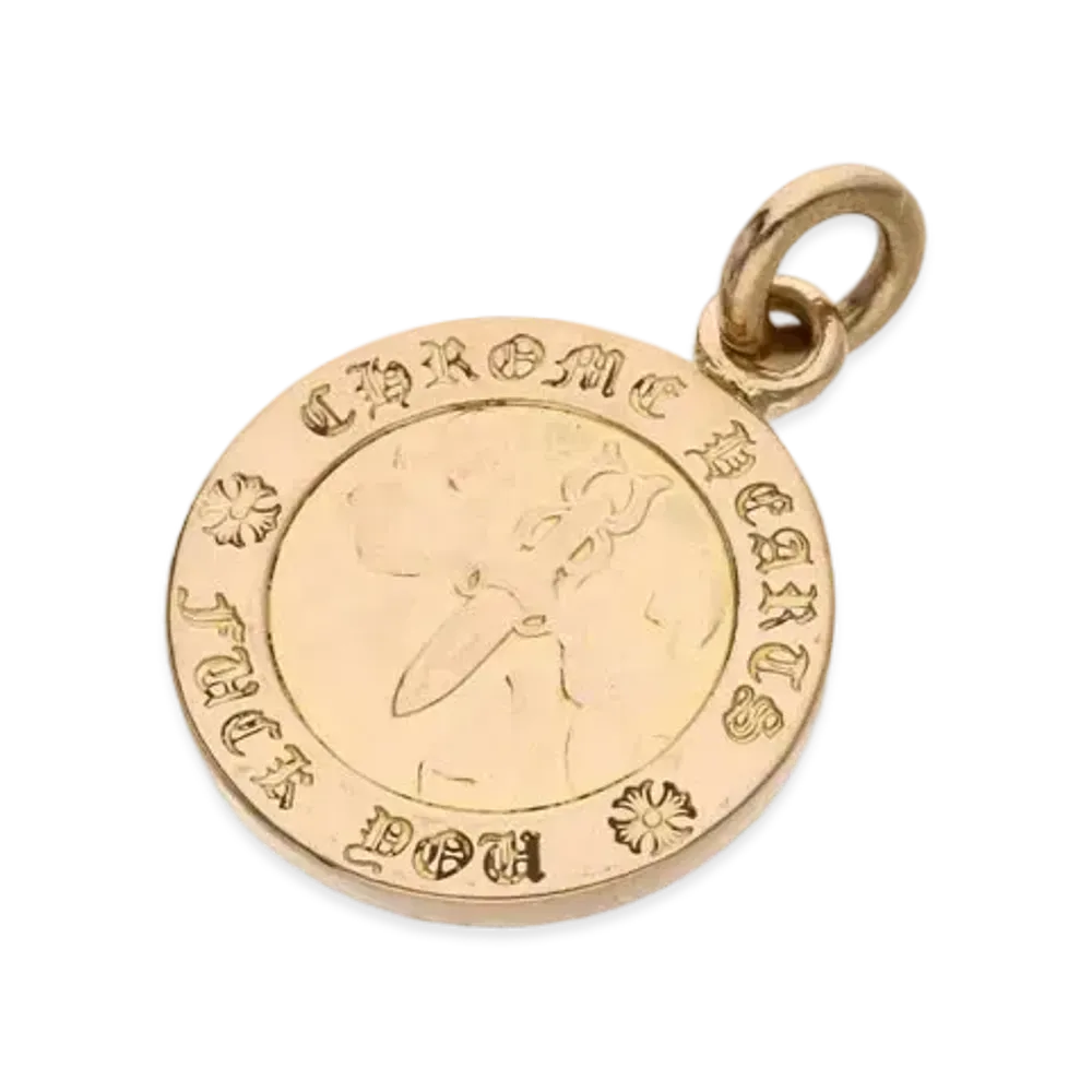 Chrome Hearts 22K Angel Medal Charm V1 Charm "Yellow Gold"