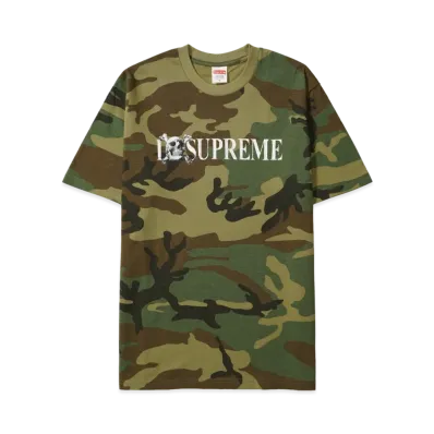 Supreme Skull Tee "Woodland Camo"