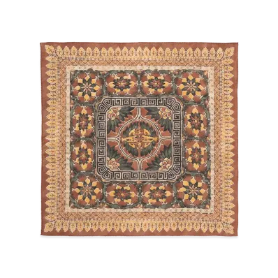 visvim Khadi Bandana "Brown Pattern"