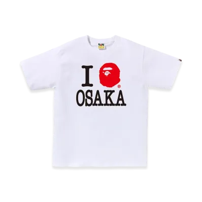 A BATHING APE Osaka Exclusive I Love Bape Osaka Tee "White"