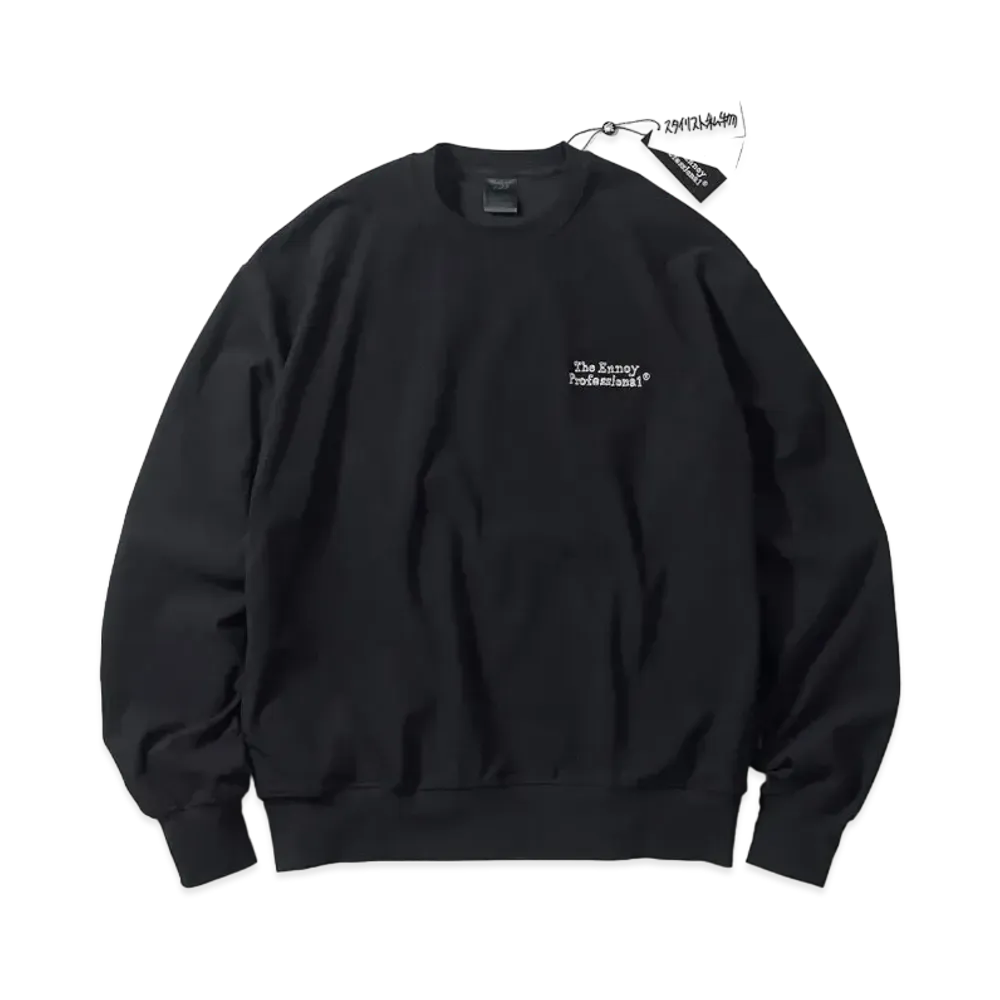 ENNOY x DAIWA PIER39 Tech Flex Jersey Crew by Stefan Marx "Black"