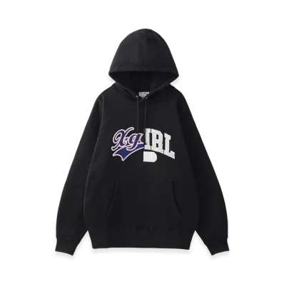 X-Girl Mix College Logo Sweat Hoodie "Black"