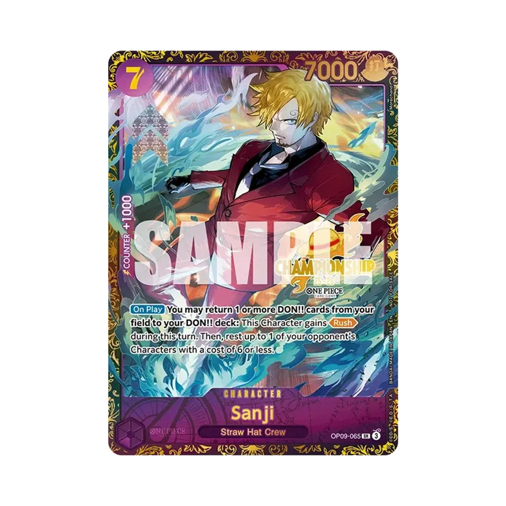 サンジ SR [OP09-065]【英語版】(プロモーションカード「チャンピオンシップ 25-26 オフライン地域 シーズン1」)