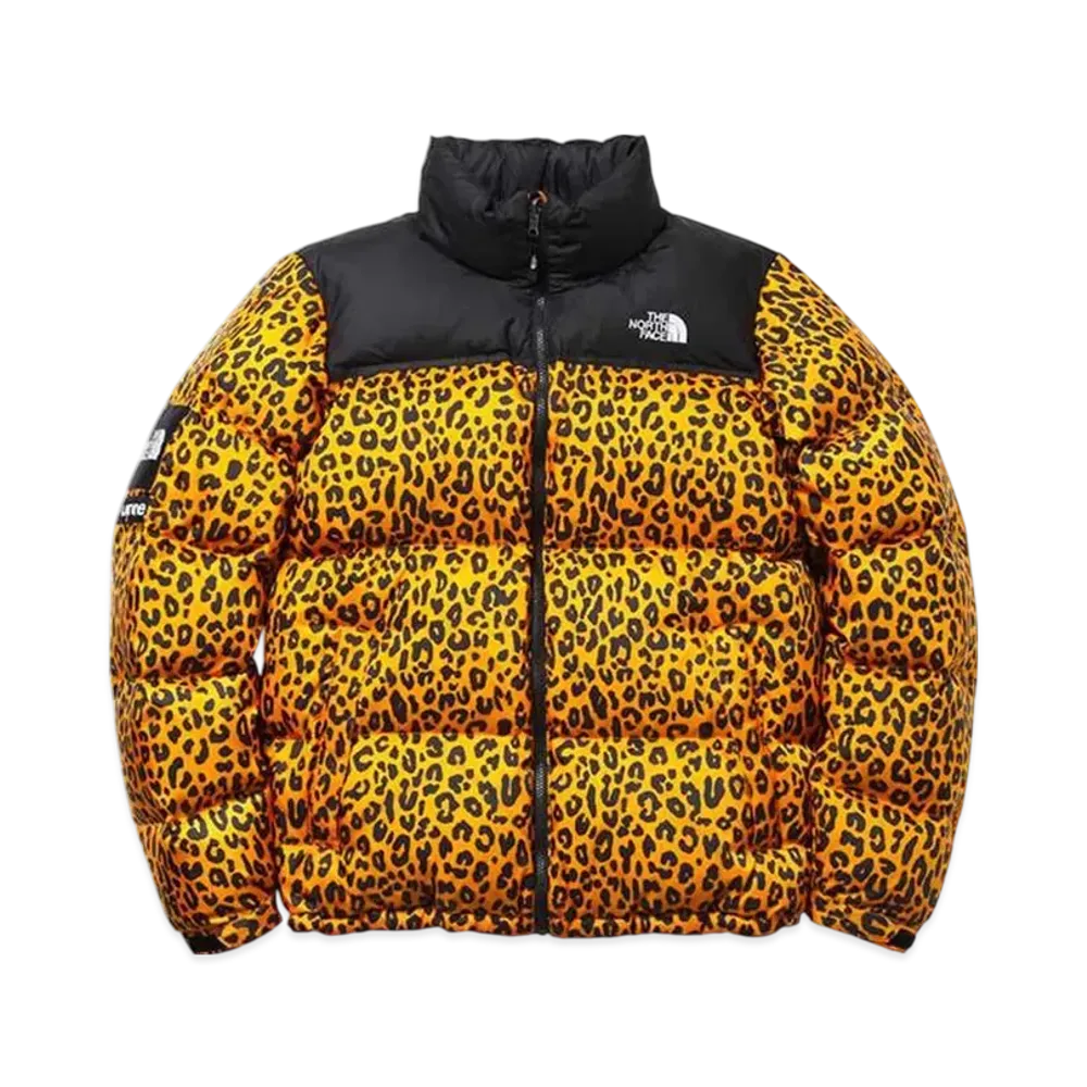 Supreme x The North Face Nuptse Down Jacket "Yellow Leopard"