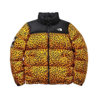 Supreme x The North Face Nuptse Down Jacket "Yellow Leopard"