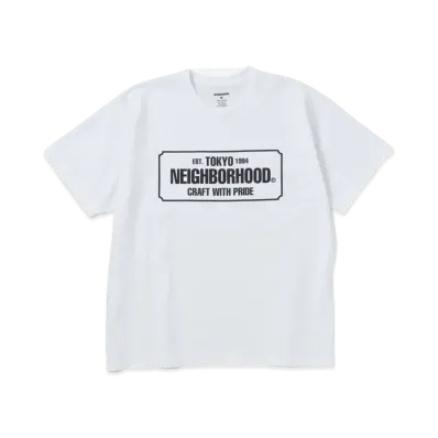 NEIGHBORHOOD NH Tee-1 SS . CO "White"