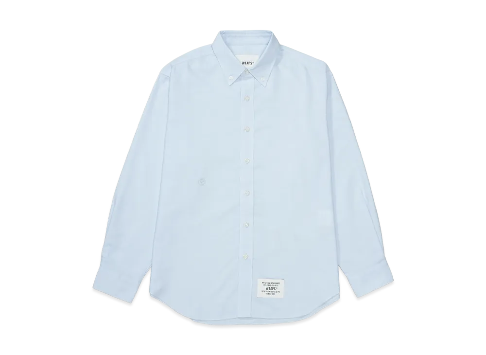 WTAPS BD LS 02 / LS / CTPL. Oxford. RF "Blue"