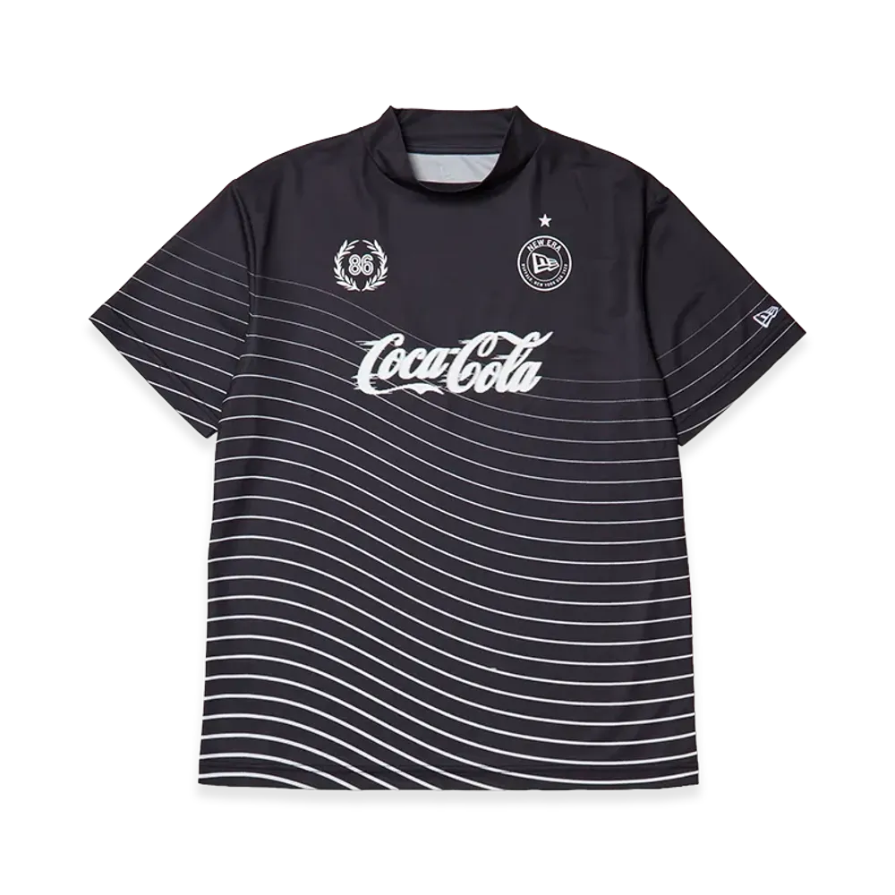 NEW ERA x Coca-Cola S/S Mock Neck Tee Golf "Black"