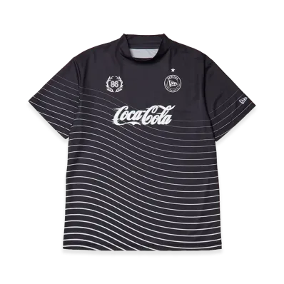 NEW ERA x Coca-Cola S/S Mock Neck Tee Golf "Black"