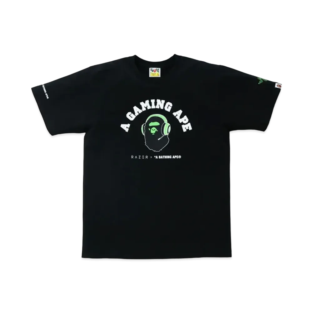 A BATHING APE / Razer A Bathing Ape Tee "Black"