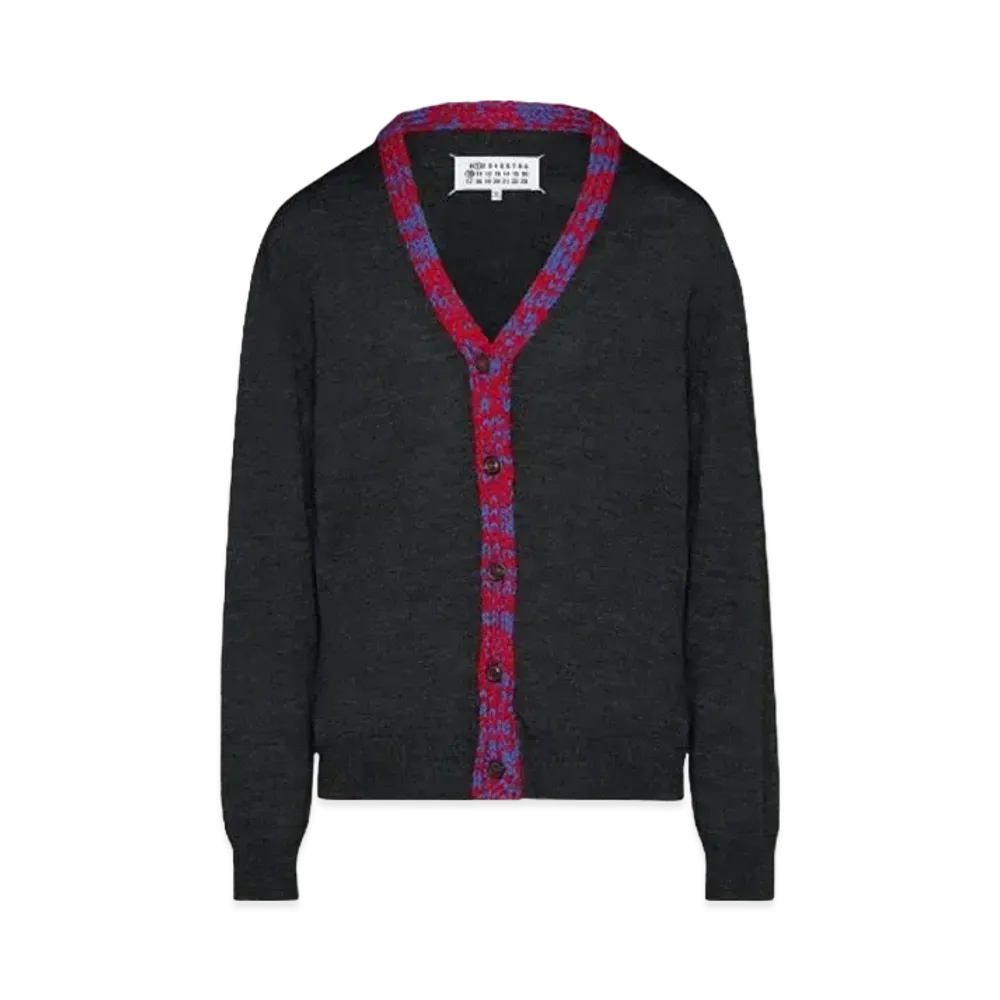 Maison Margiela Recycled Knit Cardigan "Charcoal"