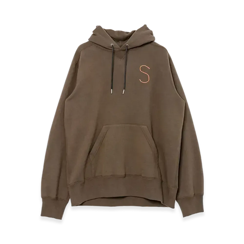 sacai Graphic Print Hoodie "Dark Khaki"