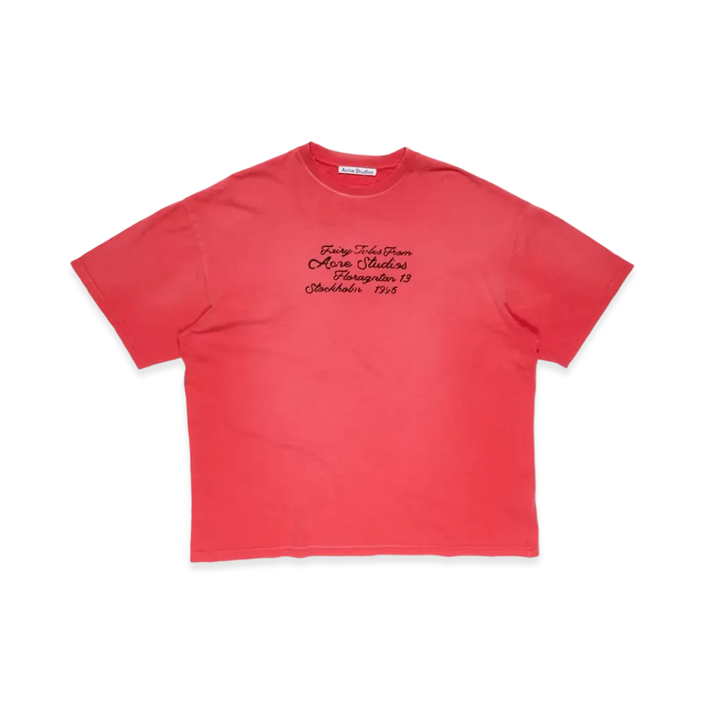Acne Studios Logo T-Shirt "Bright Red"