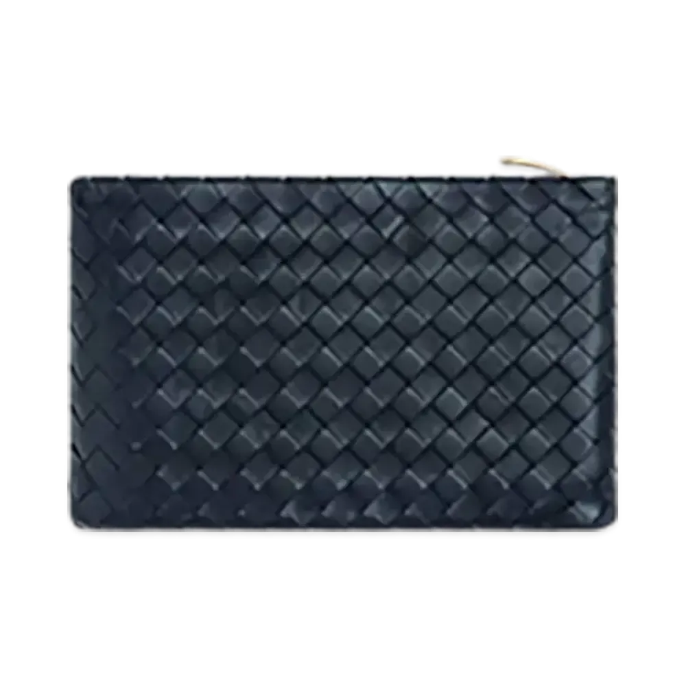 Bottega Veneta Intrecciato Medium Flat Pouch "Space"