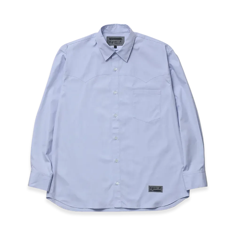 NEIGHBORHOOD x agnes b. Western Shirts LS "Saxe"