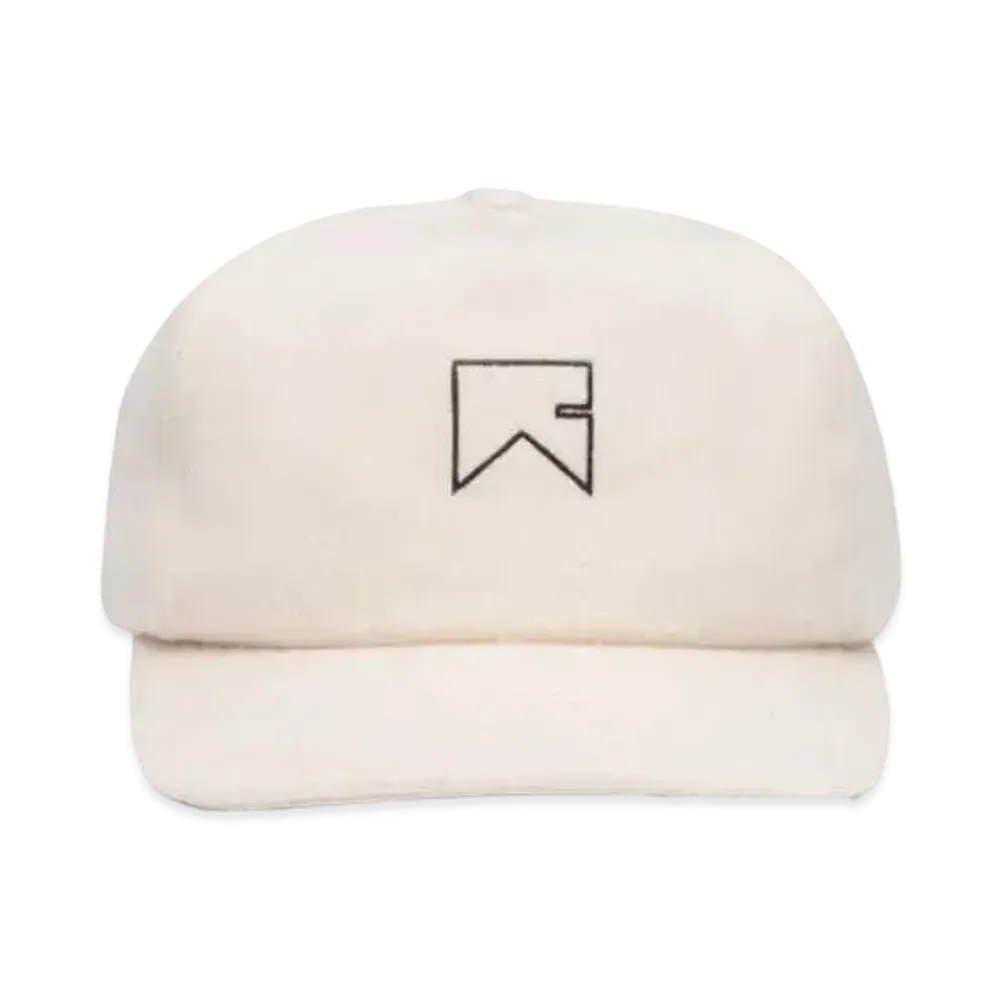 RHUDE Cashmere Chevron Logo Hat "Cream"