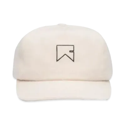 RHUDE Cashmere Chevron Logo Hat "Cream"