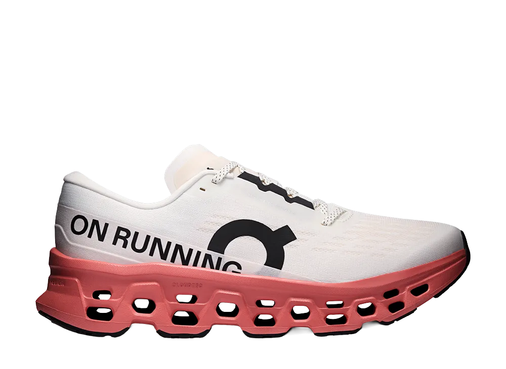 On Cloudmonster 3 "Ivory/Dustrose"