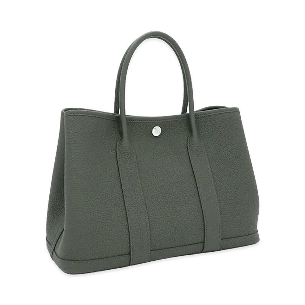 Hermes Women's Garden Party TPM 30 Negonda Tote Bag "Vert Mangrove"