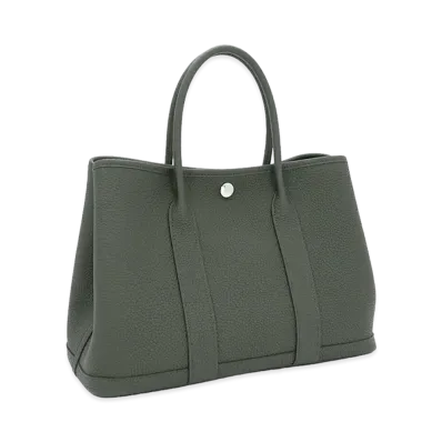 Hermes Women's Garden Party TPM 30 Negonda Tote Bag "Vert Mangrove"