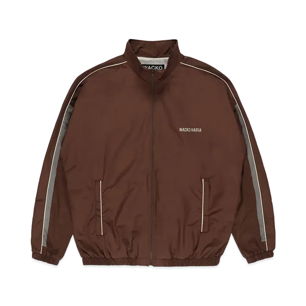WACKO MARIA Nylon Track Jacket "Brown"