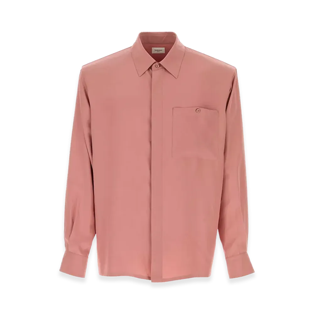 Saint Laurent Silk Shirt "Pink"