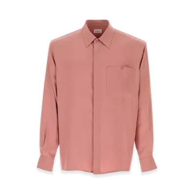 Saint Laurent Silk Shirt "Pink"