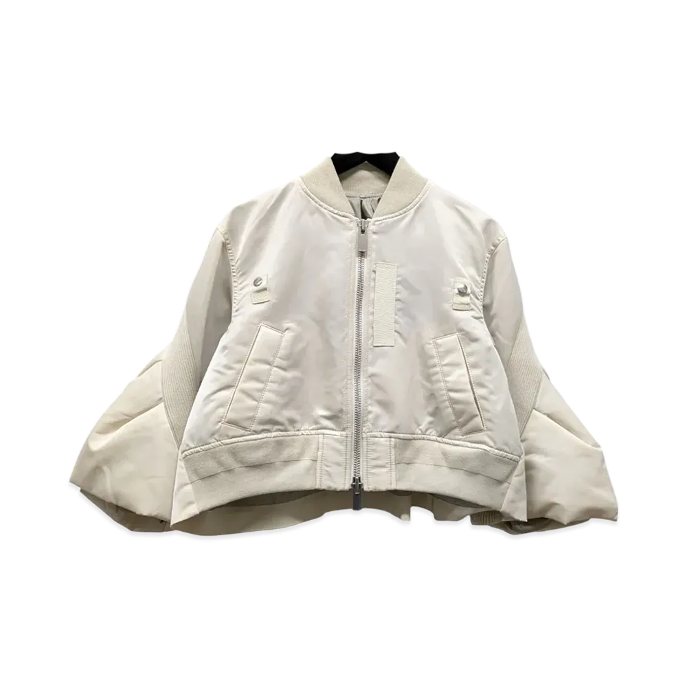 sacai Nylon Twill Blouson "White"
