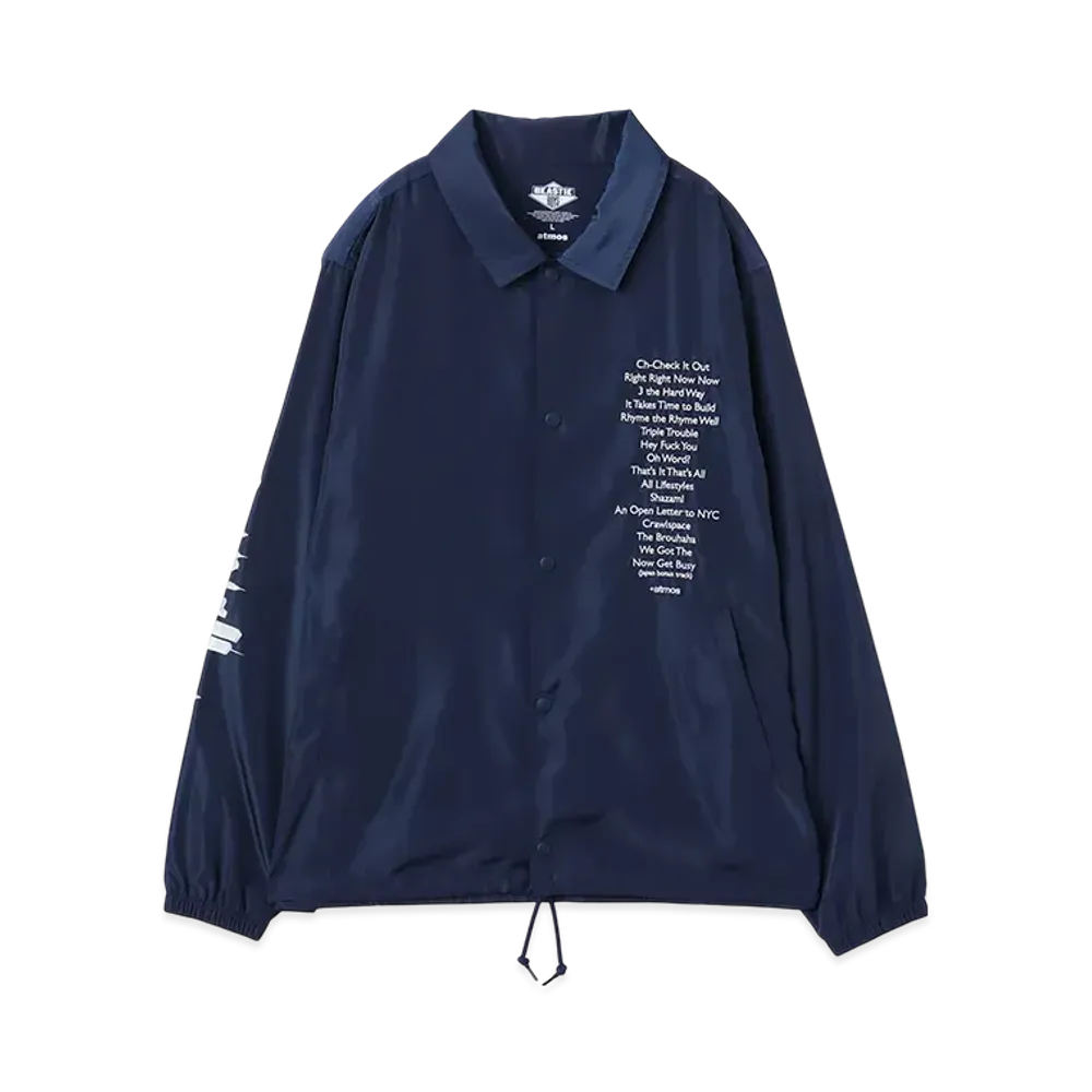 atmos x Beastie Boys Coach Jacket "Navy"