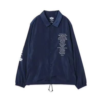 atmos x Beastie Boys Coach Jacket "Navy"