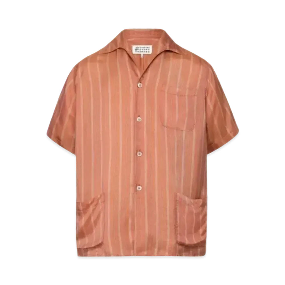 Maison Margiela Regimental Stripe Shirt "Pink"