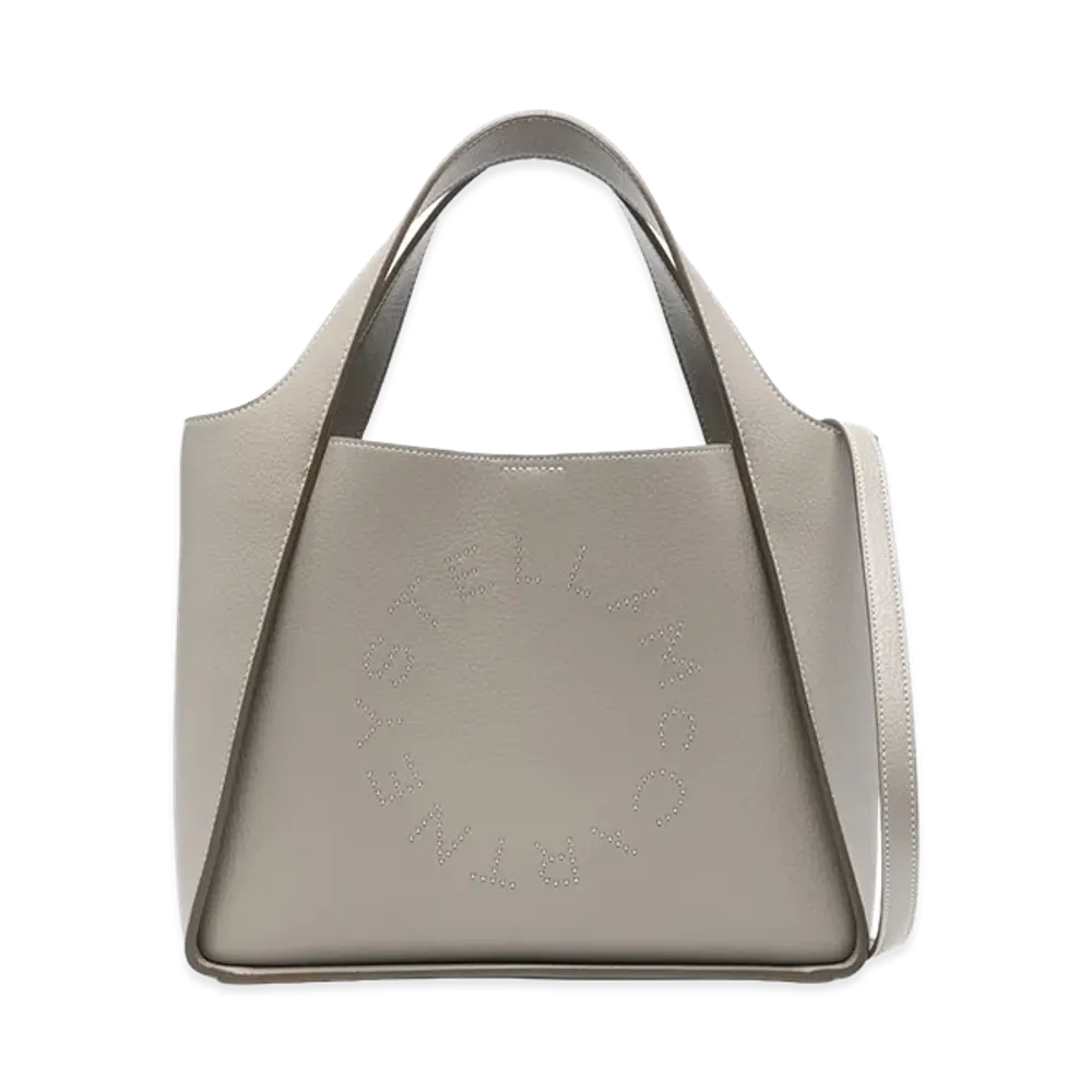 STELLA McCARTNEY Women's Stella Logo Tote Bag "Light Brown"