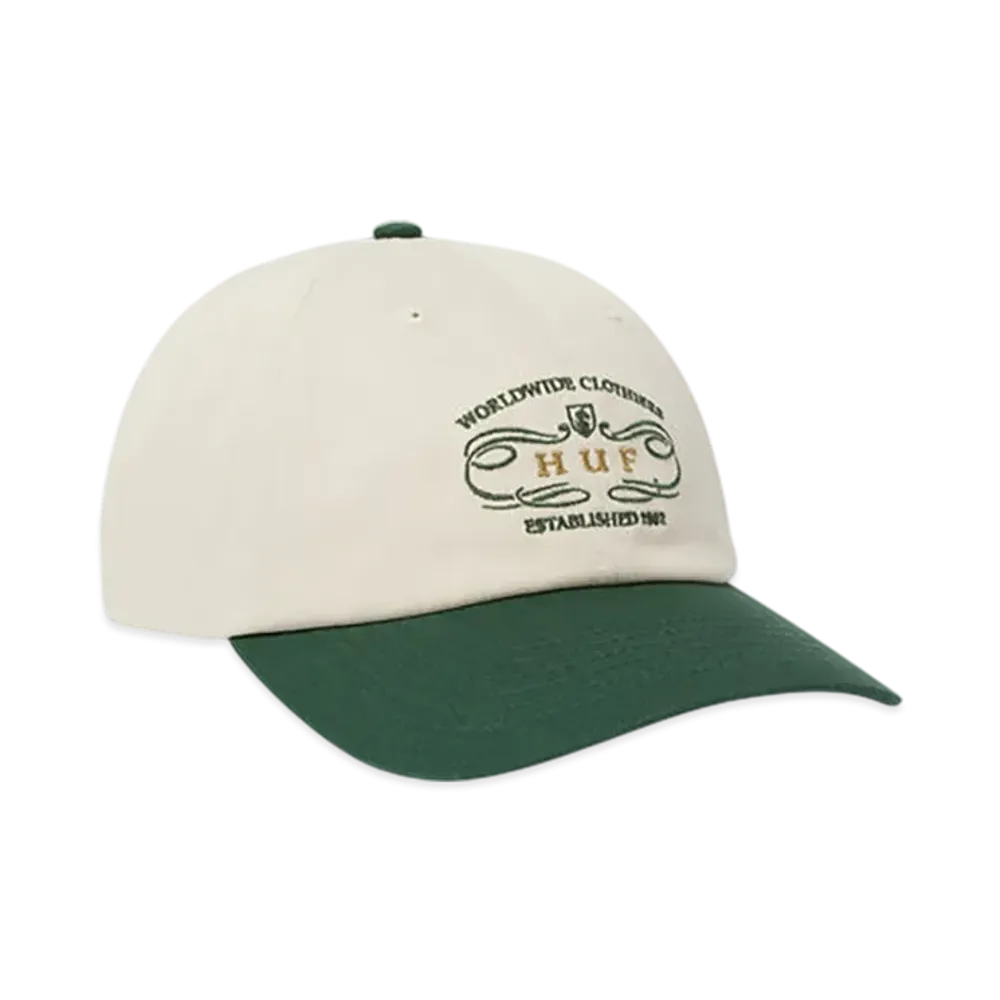 HUF WINTER 25 Worldwide Clothiers 6 Panel "Forest Green"