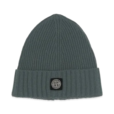 Stone Island Kids Beanie "Green"