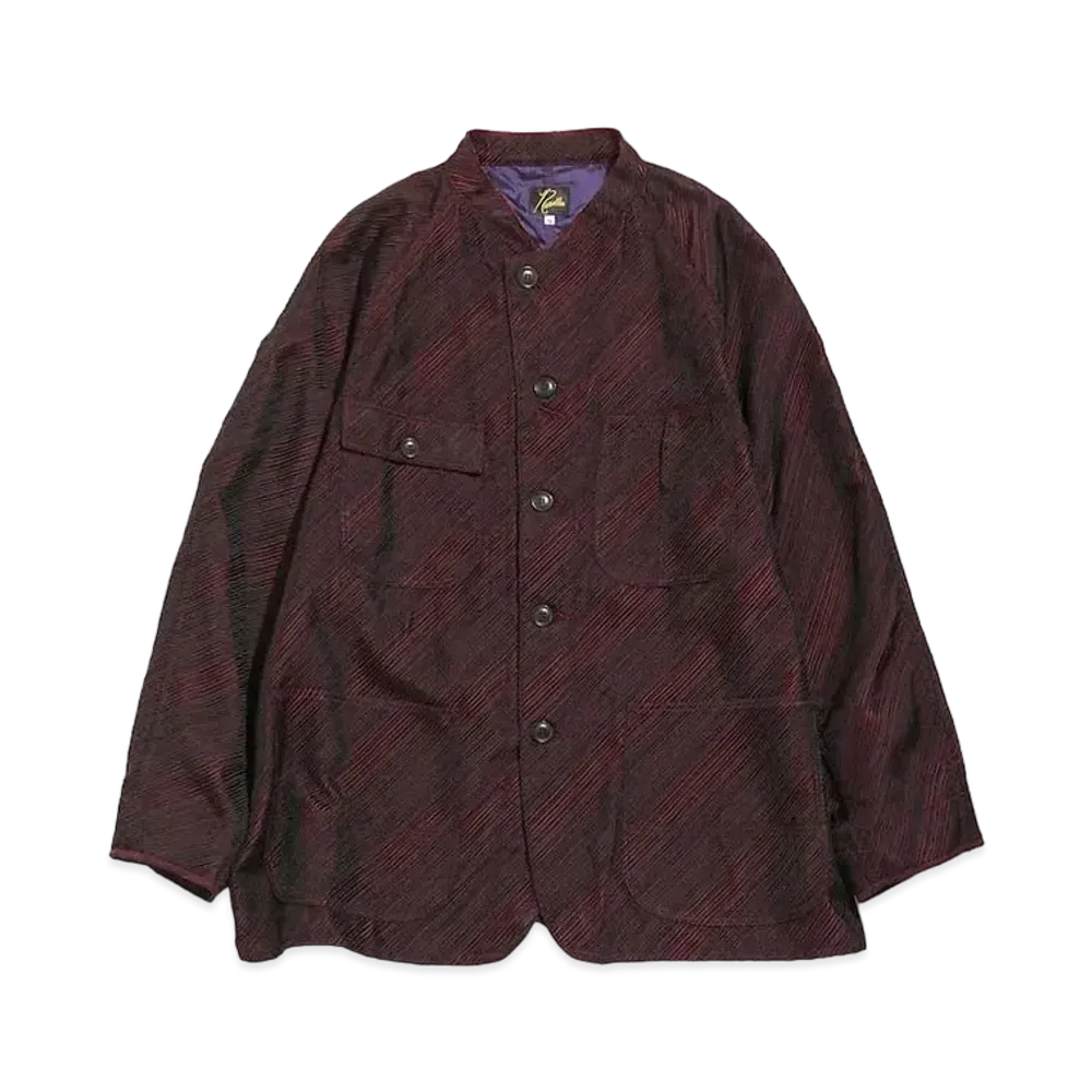 Needles CHORE COAT - AC/PE KERSEY JQ. "Bordeux"