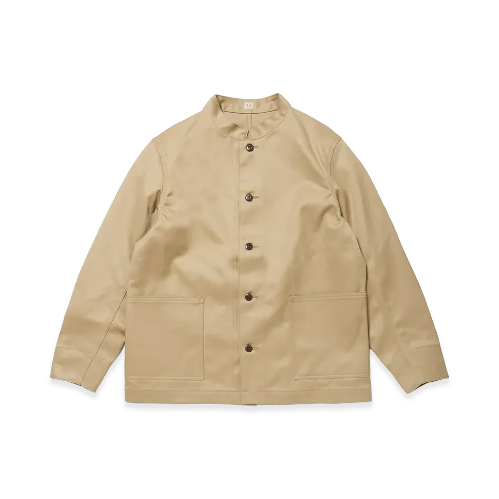 T.T Taiga Takahashi LOT.312 Stand Collar Jacket "Beige"