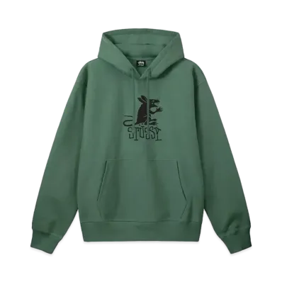 Stussy Rat Hoodie "Green"
