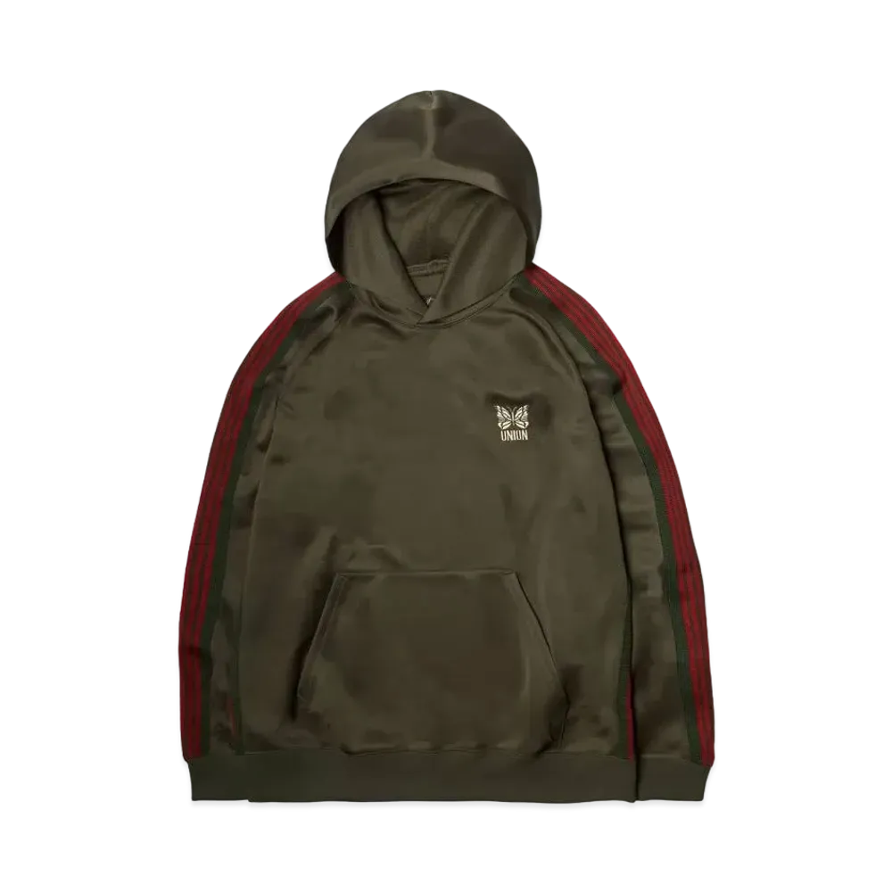UNION x NEEDLES Track Hoodie "Olive"