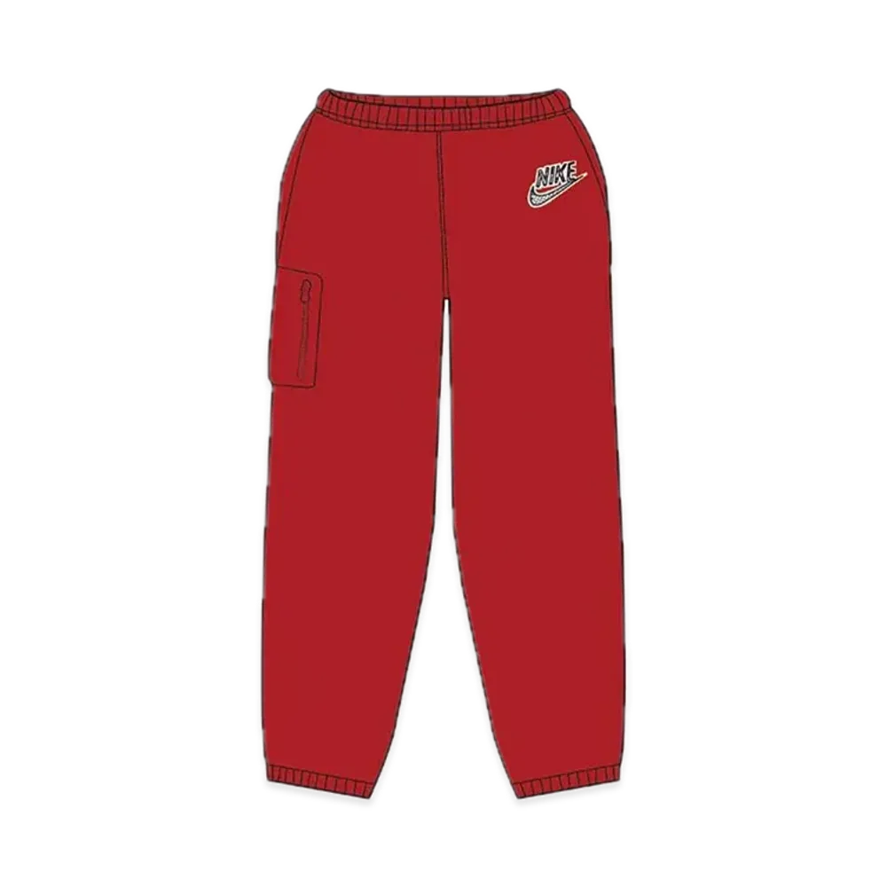 Supreme x Nike Cargo Sweatpant "Red"
